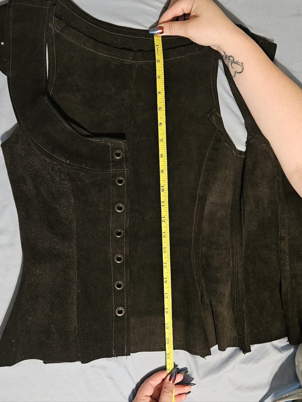 Leather Corset Vest - Picture 10 of 13